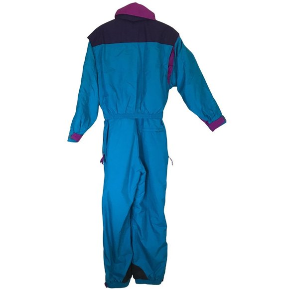 Vintage Y2K COLUMBIA Womens Snow Ski Suit Medium Retro 90's Apres Ski Snowboard - Picture 2 of 10
